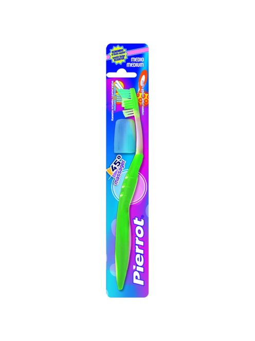 PIERROT MASSAGER 45° FOGKEFE MEDIUM - ZÖLD