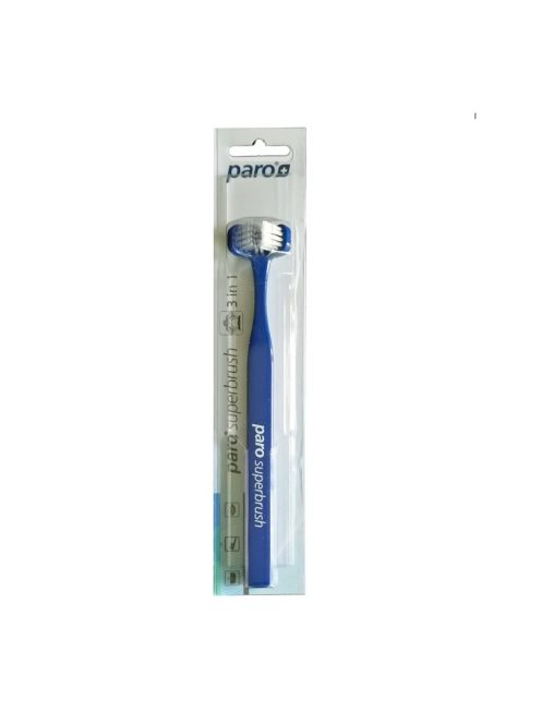 PARO SUPERBRUSH FOGKEFE SOFT - SÖTÉTKÉK