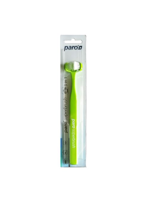 PARO SUPERBRUSH FOGKEFE SOFT - ZÖLD