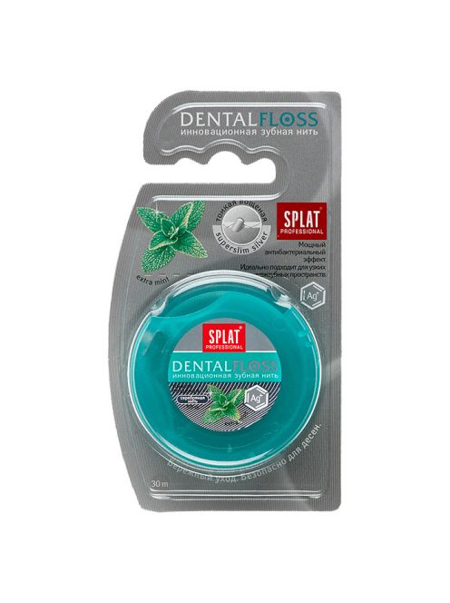SPLAT Dental Floss ezüst szálakkal (fogselyem)