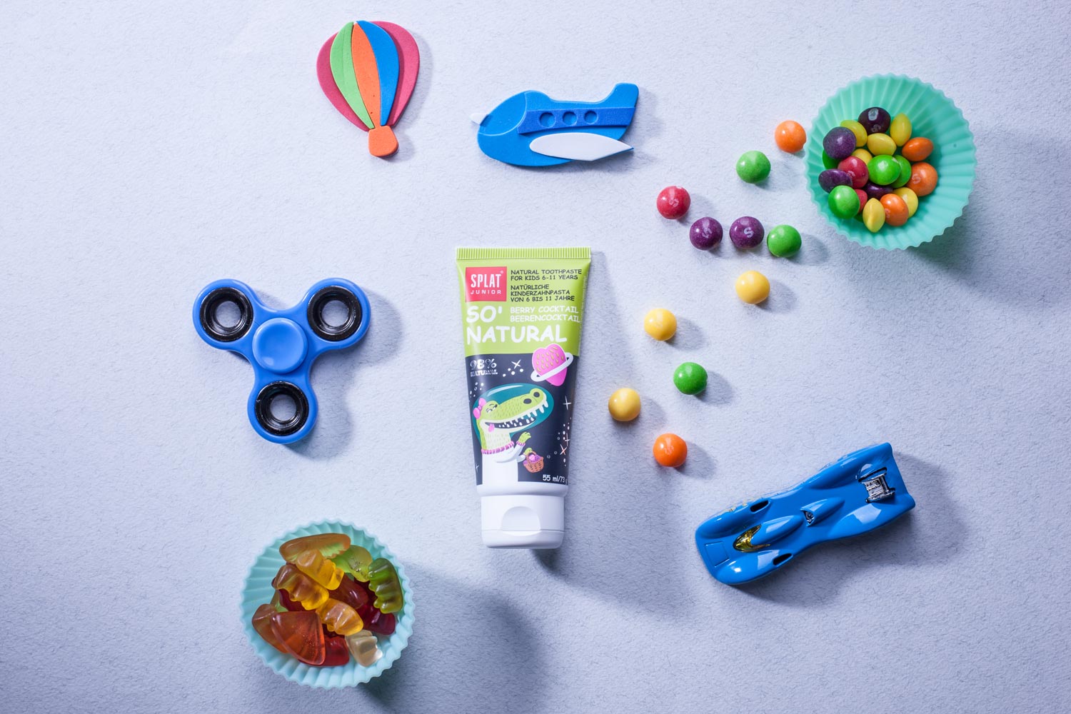 Splat Kids Berry gyerek fogkrémmel játékos a fogmosás